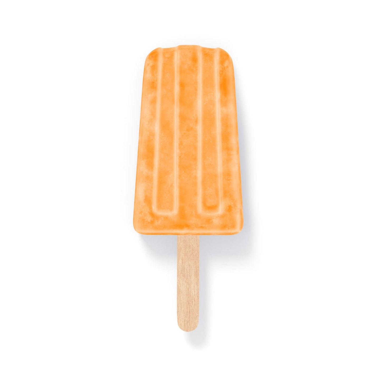 Peach Ice Popsicle