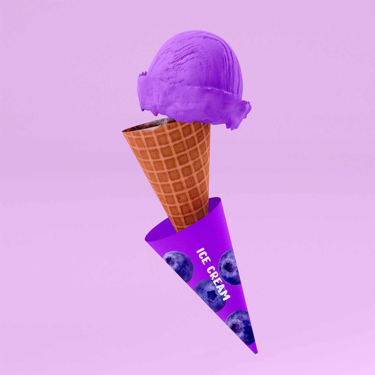 Blueberry Ice Cream