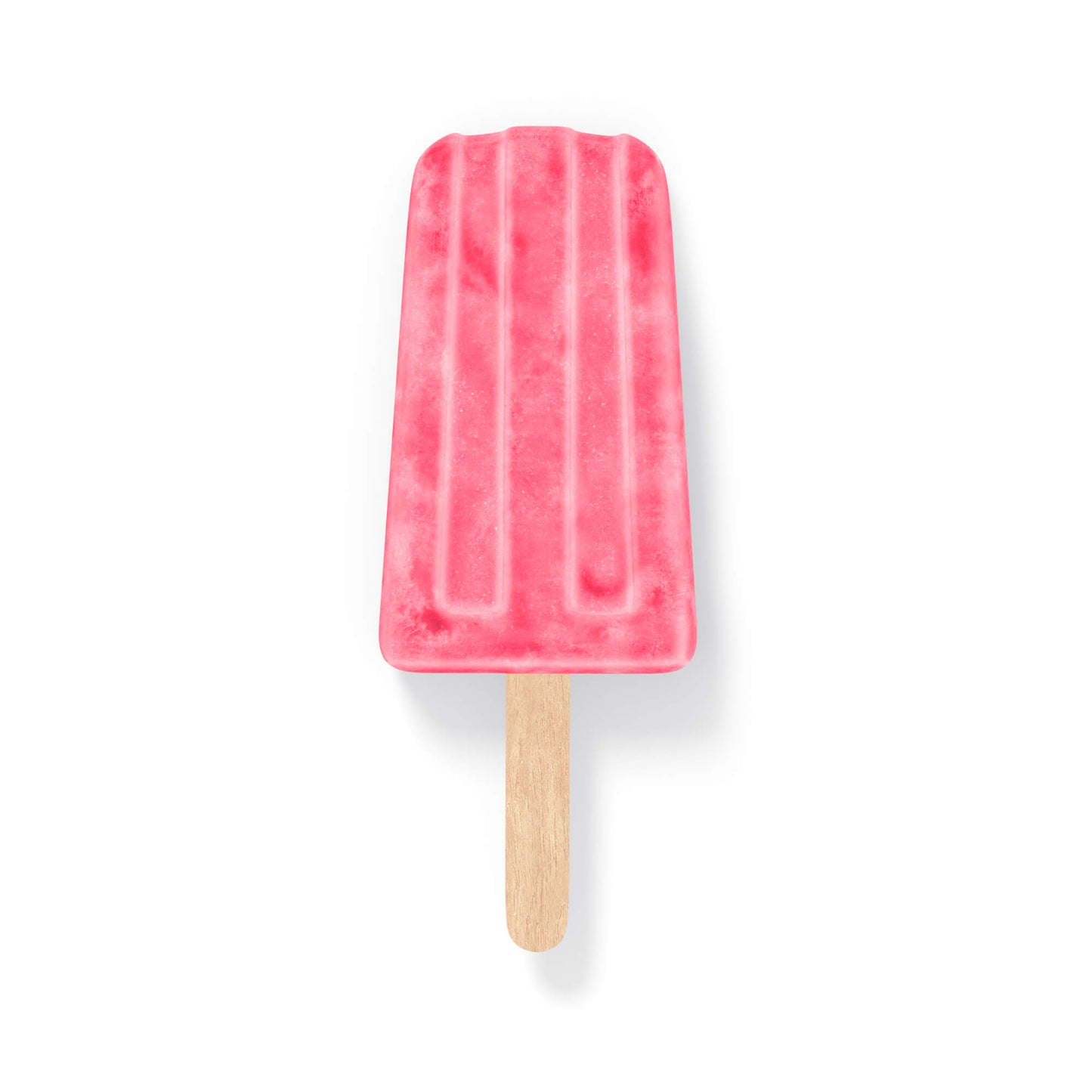 Strawberry Ice Popsicle