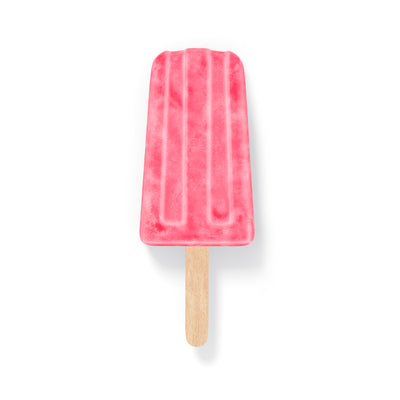 Strawberry Ice Popsicle